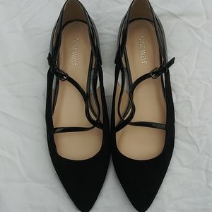 Nine West Black Flats